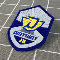 Chapeau PVC patchs LOGO personnalisé presse à chaud coudre fer sur insignes en caoutchouc gaufré Silicone souple 2D 3D caoutchouc PVC Patch pour vêtements
