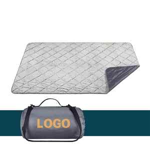 Winter Beach With Carry Bag Camping Mat Waterproof Oem Odm Thicker Fleece Factory Wholesale Tartan <b>Picnic</b> <b>Blanket</b> - Product Image 4