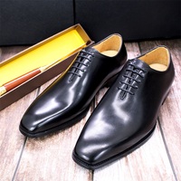 Chaussures en Cuir Véritable sur Mesure Usine 2025, Chaussures Habillées Formelles d'Affaires pour Hommes, Chaussures de Mariage en Cuir à Lacets Tendance
