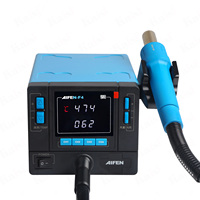 Station de retravaillage à air chaud AIFEN F4, 4 canaux de mémoire, contrôle numérique de la température et du flux d'air, pistolet thermique antistatique pour la réparation de téléphones, de cartes PCB et de BGA