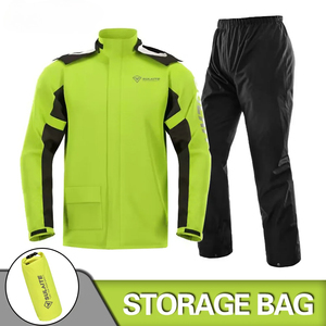 Ensemble imperméable moto : veste et pantalon anti-pluie pour camping, randonnée, pêche – Imperméable pour motard - Product Image 1