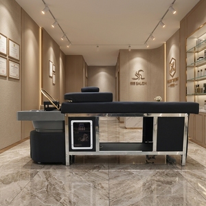 Fauteuil de lavage et bac à shampoing de qualité supérieure pour salon de coiffure et spa - Product Image 2