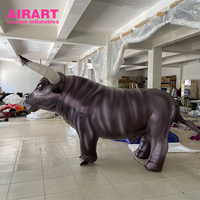 Costume de taureau gonflable produit en usine, costume de taureau gonflable pour adultes pour activités de plein air