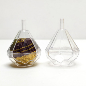 Support à fleurs transparent en forme de diamant pour chocolats, emballage floral pour la Saint-Valentin, anniversaire, support à fleurs pour chocolats <span class=keywords><strong>Ferrero</strong></span> <span class=keywords><strong>Rocher</strong></span> - Product Image 3
