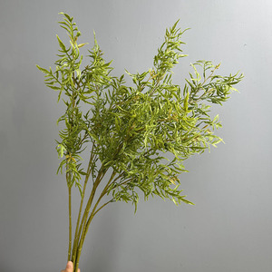 Feuille de fougère persane artificielle à longue tige, branche de verdure tombante, feuilles artificielles dégarnies pour vase, décoration florale, mariage, maison, hôtel - Product Image 4