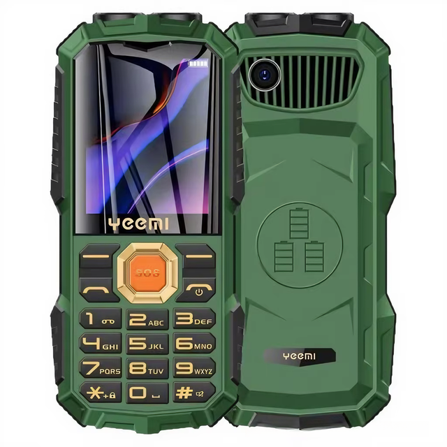 Yimi Dianba Q7 Seniors Phone 4G Keypad Large Buttons Loud Sound Long Standby Time Flashlight 5MP Camera Dual SIM Foreign