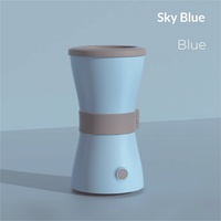 Nettoyeur de pattes électrique automatique pour animaux de compagnie, en un clic, avec tasse, dispositif de lavage des pattes de chien en silicone souple, outil de nettoyage profond des pattes portable