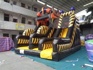 Tobogán de <span class=keywords><strong>castillo</strong></span> hinchable inflable TÓXICO con bolsa de aire Torre de salto de aterrizaje Juego de Deportes de salto inflable de salto de acantilado inflable - Product Image 4