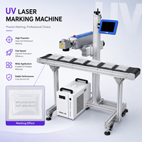 Machine de codage laser UV intelligente en ligne continue pour bouteilles en plastique, emballages alimentaires, câbles et tuyaux