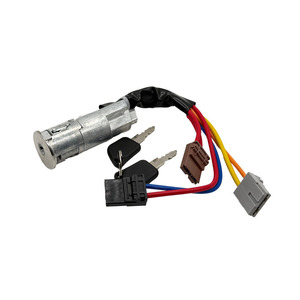 Ignition Switch Cylindrical <b>Lock</b> 416292 012705 For Logo 106 405 1991-2005 With 2 <b>Keys</b> Aluminum Alloy - Product Image 1