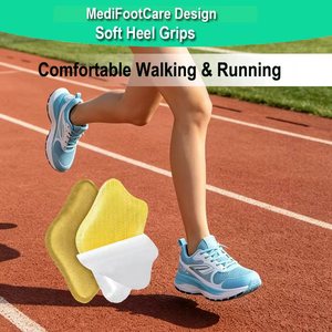 Cuscinetti in camoscio per <span class=keywords><strong>tallone</strong></span>, imbottiture ammortizzanti per alleviare il dolore, inserti per scarpe larghe da donna/uomo, migliorano la vestibilità e il comfort - Product Image 6