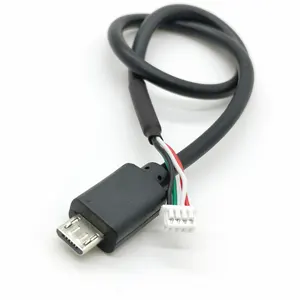 Lot de mini câble Micro USB à 2, 4 ou 5 broches, connecteur JST Molex