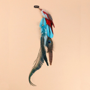 Genya Thời Trang Lông Phần Mở Rộng Tóc Dài Tua Lông Đầu Chuỗi Màu Lông Phụ Kiện Tóc Cho Phụ Nữ Cô Gái - Product Image 3