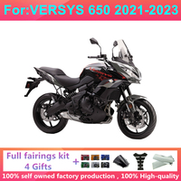 Kit de carénage complet moulé par injection pour moto, compatible avec Versys 650 Kle650 2021 2022 2023, carénages en plastique Versys 650 2021-