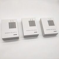Logo d'impression d'usine Cadeau magnétique de luxe Boîte en carton dur Adaptateur secteur Boîtes d'emballage Boîte d'emballage de tête de chargeur mural Usb
