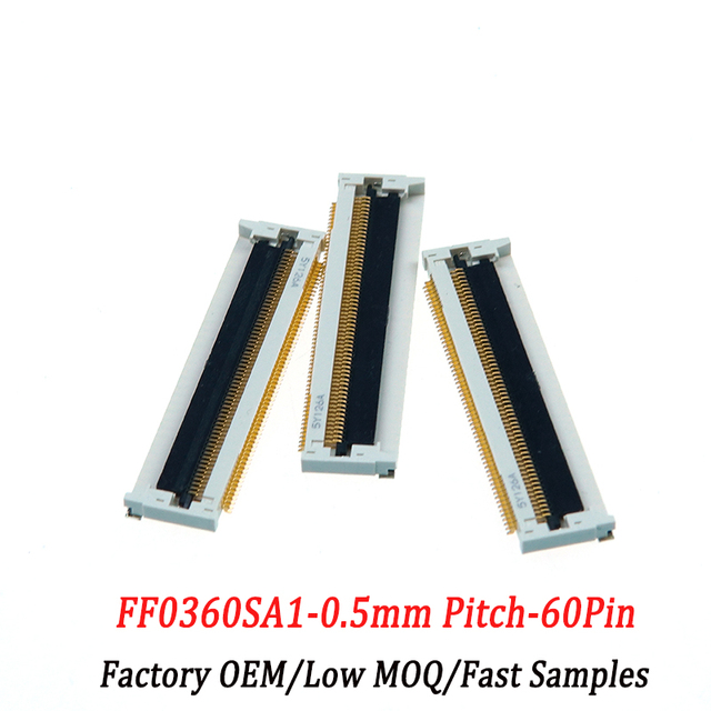 High Quality JAE FF0360SA1-R2000 FPC ZIF Connector 0.5mm 60 Position Rotary Lock Bottom Contact SMT FFC Socket