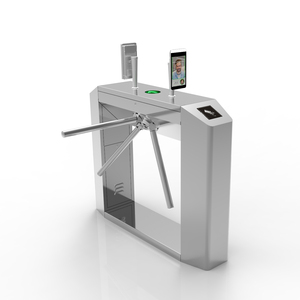 بوابات أمنية من بوسيني للتحكم في الدخول مع تقنية التعرف على الوجه وبطاقات RFID، بوابات دوارة ثلاثية الأرجل للسوبر ماركت ومحطات الحافلات - Product Image 2