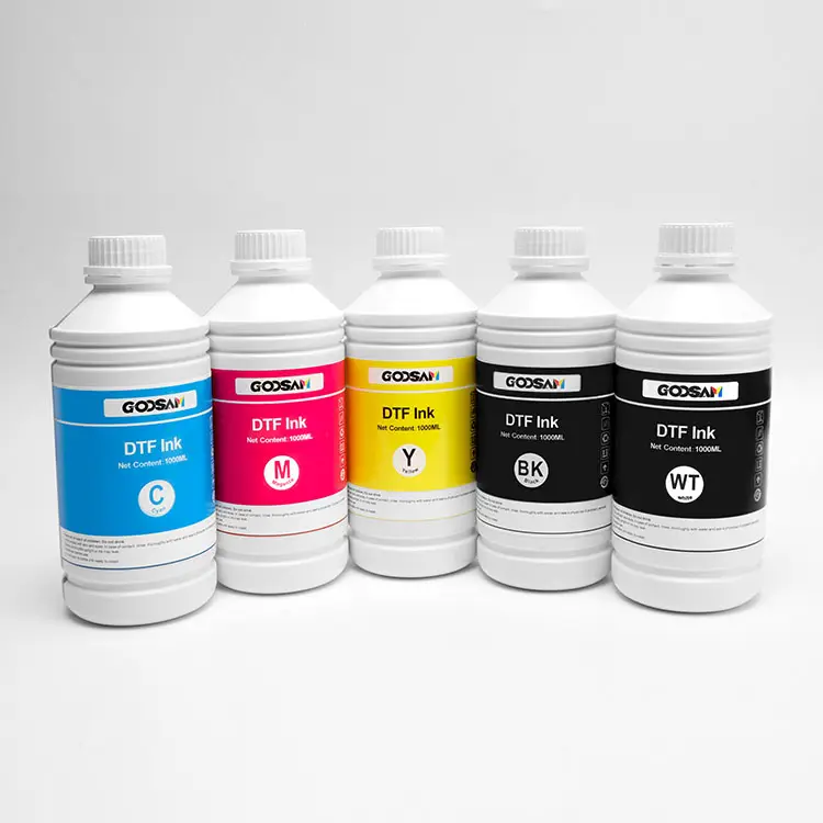 Hete Verkoop Color Cmyk Ink Sets Drukmachine Dtf Pet Film Pigment Inkt Voor Epson L1800 P800 I3200