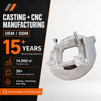 Pièces moulées par gravité en aluminium sur mesure avec usinage CNC OEM/ODM pour l'automobile, la moto et l'industrie, 100 % inspectées