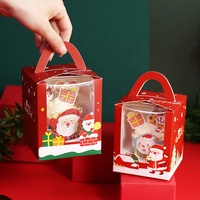 Boîte d'emballage pour gâteaux et beignets en matériaux recyclés YIYANG avec gaufrage et estampage, pelliculage mat, papier/PVC, forme personnalisée