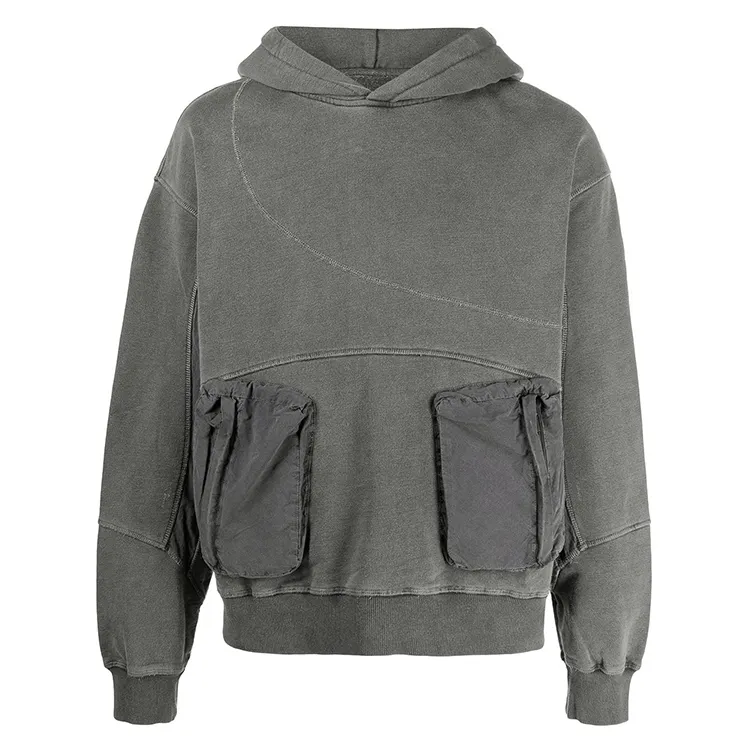 Metro designer vintage sweatshirt hoodie custom pocket plain streetwear bulk high quality men hoodie