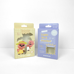 Tùy chỉnh Matte tái chế vật liệu bán lẻ Bao bì hộp treo lỗ Laser Holographic Logo gấp carton cho mụn vá Mặt Kem - Product Image 5