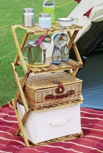 Support de plante pliable en bois d'acacia écologique, finition huile, pour l'intérieur et l'extérieur, décoration de la maison et du jardin - Product Image 5