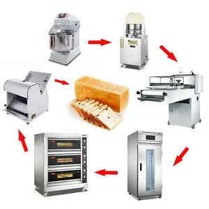 Оборудование для выпечки, автоматическая машина для производства теста для хлеба, производственная линия, машина для приготовления багета для хлеба
