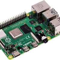 Raspberry Pi 4 Modèle B 8 Go Ordinateur monocarte Processeur 5 GHz Système d'exploitation Linux pour la création de mini PC/robots intelligents/consolles de jeux/stations de travail
