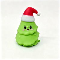 Jouet sensoriel anti-stress souple de Noël, bonhomme de neige, arbre de Noël, cadeau de fête