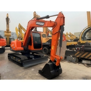 Low Hour <b>Used</b> Doosan DX75 7.5t Mini Excavator &Second Hand Digger <b>Used</b> <b>Machinery</b> 7 Ton <b>Used</b> Hydraulic Crawler Excavator - Product Image 1