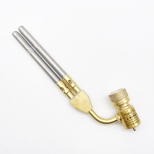 Antorcha manual Mapp Torch 1800C con cabezal angulado, recubierta de cobre, para soldadura con gas mixto y gas licuado, encendido manual. - Product Image 2