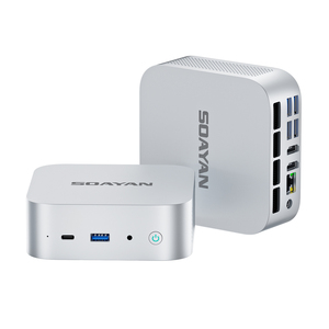 SOAYAN Intel 12th Gen I3 1215U / I5 1235U Office Mini PC With 24GB DDR5 + 1TB Nvme + 5 USB + Type C for Business Mini <strong>Computer</strong> - Product Image 1