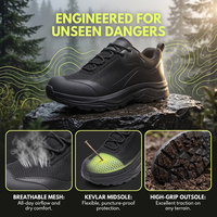 Chaussures d'entraînement de sécurité professionnelles pour hommes, légères, respirantes, à coupe basse, en maille, avec accessoires, personnalisables, en gros