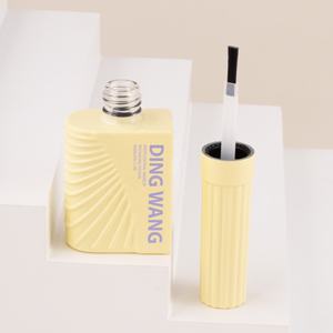 时尚奢华空指甲油瓶制造商销售高品质玻璃凝胶瓶，带刷子和盖子 - Product Image 3