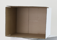 Boîtes d'expédition en carton ondulé kraft imprimées, boîtes en carton ondulé rigide pour le stockage, les envois postaux, les cartons