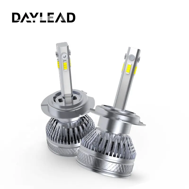 Daylead Z6A Factory Supply CE 12V 5200lm 52W 4 Sides Csp Car H1 H4 H7 LED Headlight Bulb