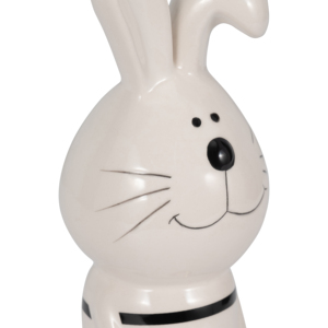 Statuetta Decorativa in Ceramica a Forma di Coniglio con Cuore per Arredamento Casa, Scultura Animale per Bagno, Ufficio, Soggiorno - Product Image 5