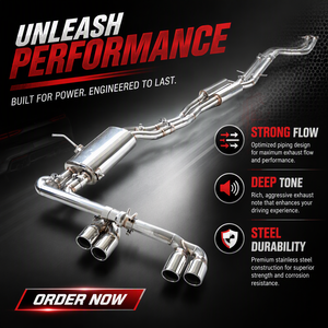 Sistema Completo de Escape Catback con Colectores y Tubo de Bajada para <span class=keywords><strong>BMW</strong></span> E46 M3, Piezas para 330i, Ajuste del Motor, Catback con Válvulas - Product Image 1