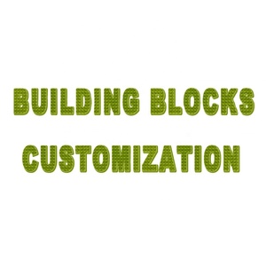 Modèle de blocs de construction <span class=keywords><strong>3D</strong></span> personnalisé d'un grand stade, maison miniature, terrain de football, ensembles de blocs de construction - Product Image 6