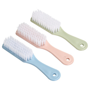 Soft Bristle Shoe Cleaning <b>Brush</b> Long Handle Plastic Laundry <b>Scrub</b> <b>Brush</b> for Bathroom Floor Clothes Collar - Product Image 1