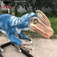 Modèle de dinosaure animatronique réaliste et mobile pour parc d'attractions, parc à thème, centre commercial et exposition