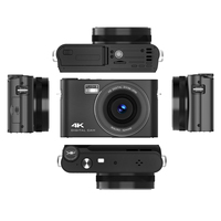 Le plus récent appareil photo numérique HD 4K 3.0 ''écran tactile IPS avec lumière flash et fonction MP3 appareil photo étudiant pour la photographie