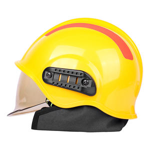 Pompiere ad alta temperatura f2 fire helmet nfpa negro fighter - Product Image 6