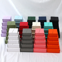 Boîte d'emballage pour bijoux personnalisée, collier, bague, boucles d'oreilles, bracelet, cadeau, étui magnétique de luxe, boîte de rangement pour bijoux, organisateur, boîte à bijoux