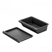 Boîte de rangement pour la première rangée du Model Y, organisateur d'intérieur de voiture, support de plateau en ABS pour accessoires de cabine et essentiels quotidiens