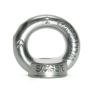 Perno de ojo galvanizado hembra DIN 582 C15e de acero con certificación CE, accesorios para elevación y anclaje - Product Image 2