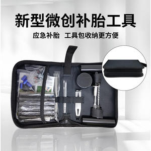 Kit de Reparación de Neumáticos Wantu de 57 Piezas, Juego de Herramientas de Emergencia para Pinchazos sin Cámara, para Reparaciones en Viajes por Carretera - Product Image 3