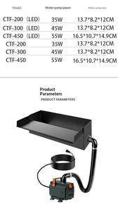 เครื่องกรองน้ำตกแบบระบายอากาศในตู้<span class=keywords><strong>ปลา</strong></span>  ทำจากสแตนเลส 304  ควบคุมการไหลและเพิ่มออกซิเจนในตู้ปลา  แบบติดตั้งด้านบน - Product Image 6