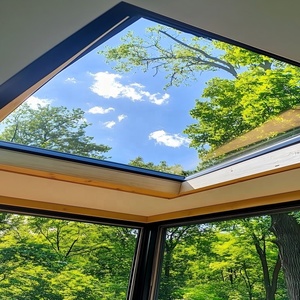 Di alta qualità stile aperto lucernario tetto finestra triangolare piramide elettrica <span class=keywords><strong>per</strong></span> il tetto della stanza - Product Image 3